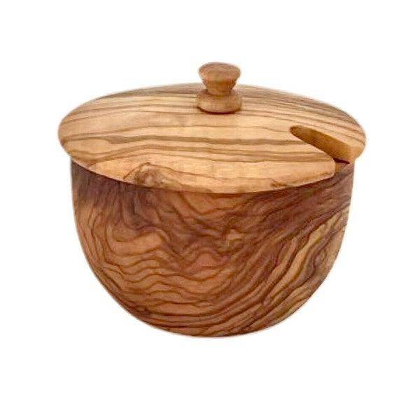 Mediterranean Olive Wood Canister - VacationGrabs
