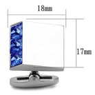 Men's Cufflinks - TK1251 - High polished (no plating) - VacationGrabs