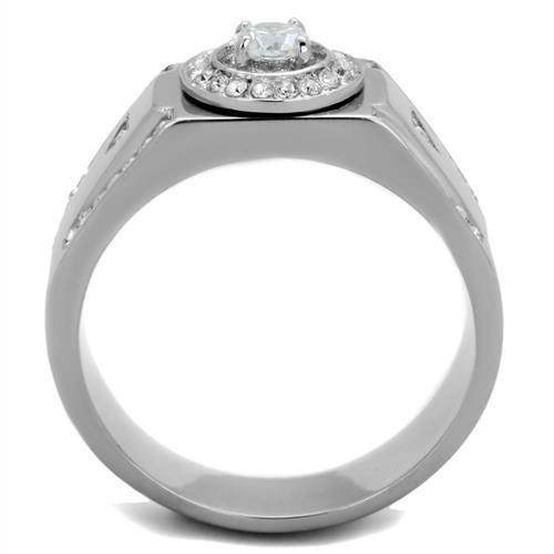 Men's Rings - TK1819 - High polished (no plating) Stainless - VacationGrabs