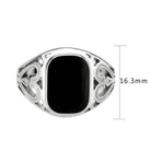 Men's Rings - TK3753 High polished Stainless Steel Ring - VacationGrabs