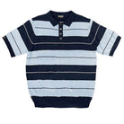 Mens 50's Charlie Brown Striped Shirts Short Sleeve Polo - VacationGrabs