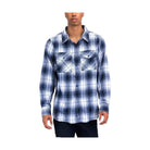 Mens Casual Fit Checker Plaid Flannel Long Sleeve Shirts - VacationGrabs