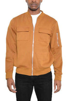 Mens Cotton Zip Up Light Weight Jacket - VacationGrabs