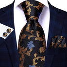 Mens Formal Luxury Wedding Neckties Gravatas 100% Silk - VacationGrabs