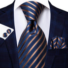 Mens Formal Luxury Wedding Neckties Gravatas 100% Silk - VacationGrabs