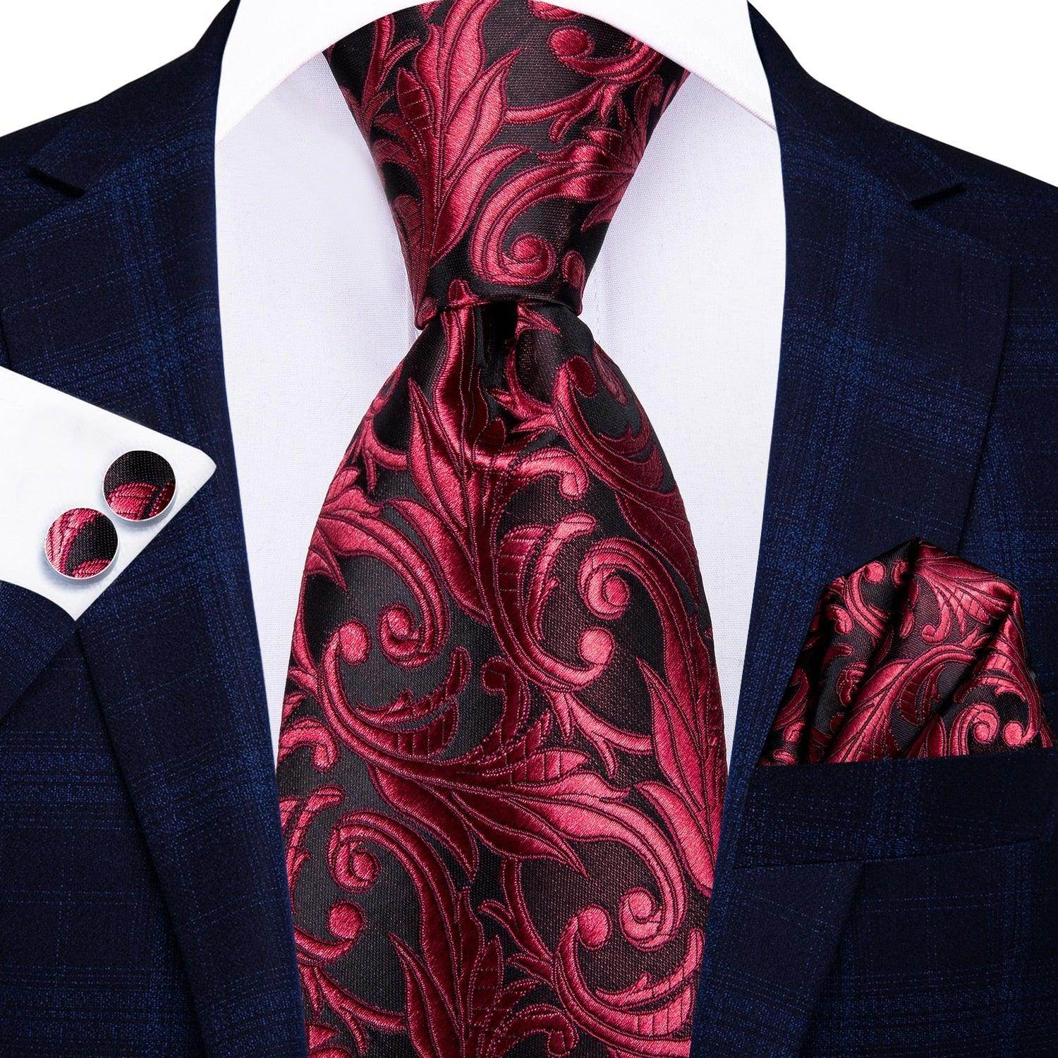 Mens Formal Luxury Wedding Neckties Gravatas 100% Silk - VacationGrabs