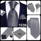 Mens Formal Luxury Wedding Neckties Gravatas 100% Silk - VacationGrabs