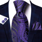 Mens Formal Luxury Wedding Neckties Gravatas 100% Silk - VacationGrabs