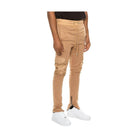 Mens Heathered Cotton Blend Joggers - VacationGrabs