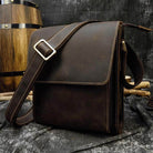 Mens Leather Bags Crossbody Shoulder Messenger Bags - VacationGrabs