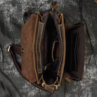 Mens Leather Bags Crossbody Shoulder Messenger Bags - VacationGrabs