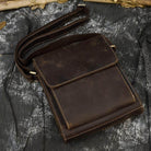 Mens Leather Bags Crossbody Shoulder Messenger Bags - VacationGrabs
