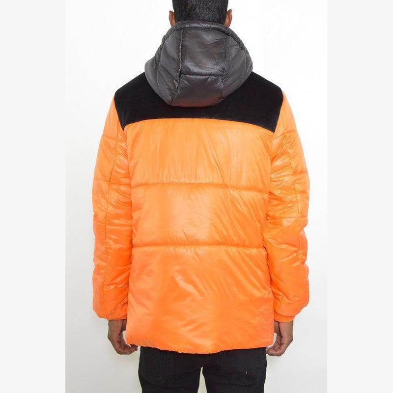 Mens Padded Buffle Puffer Jacket - VacationGrabs
