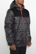 Mens Padded Buffle Puffer Jacket - VacationGrabs