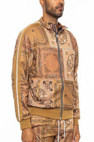 Mens Paisley Bandana Track Jacket - VacationGrabs