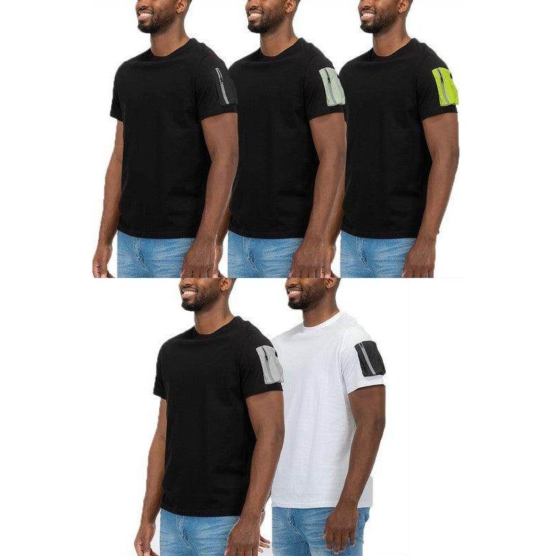 Mens Short Sleeve Cotton Tshirt - VacationGrabs