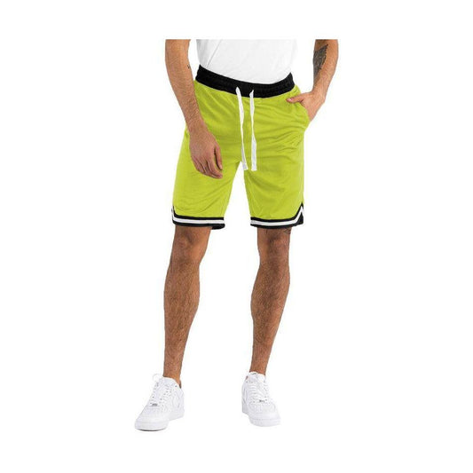 Mens Solid Athletic Basketball Sports Shorts - VacationGrabs
