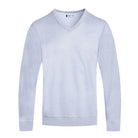 Mens Solid Color V-Neck Sweaters - VacationGrabs