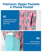 Mens Swim Trunks Compression Liner Quick Dry Zipper Pockets - VacationGrabs