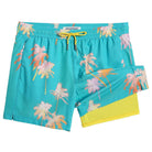 Mens Swim Trunks Compression Liner Quick Dry Zipper Pockets - VacationGrabs