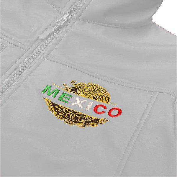 Men's Jackets Mexico Embroidered Soft Shell Jacket