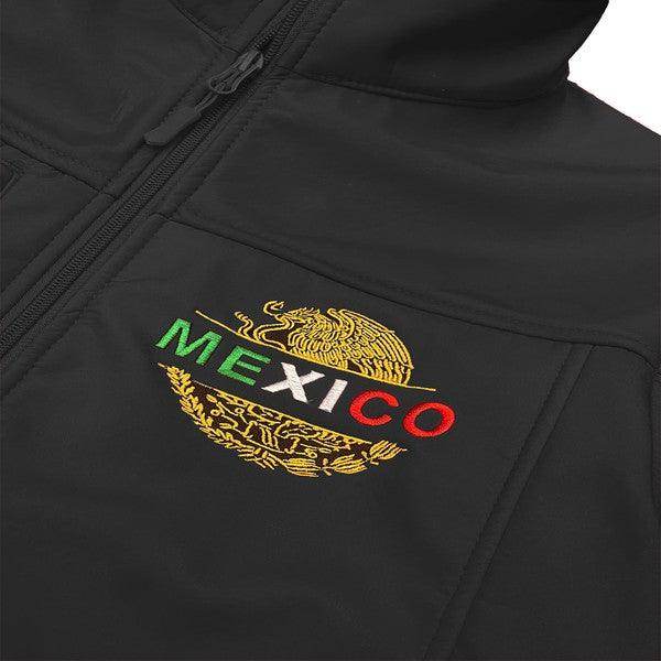 Men's Jackets Mexico Embroidered Soft Shell Jacket