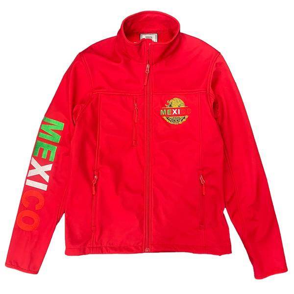 Men's Jackets Mexico Embroidered Soft Shell Jacket