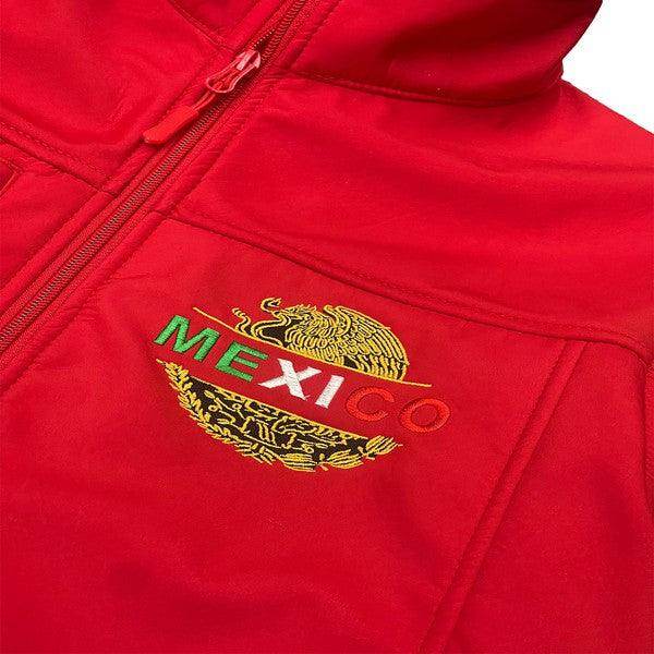 Men's Jackets Mexico Embroidered Soft Shell Jacket