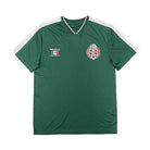 WEIV Men's World Cup Mexico team shirt in green with team logo and stripes