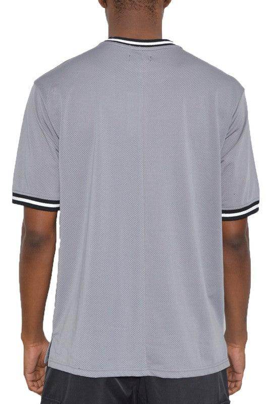 Micromesh Round Neck Tshirt - VacationGrabs
