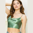 Miss Me Cowl Tie-Back Crop Top - VacationGrabs