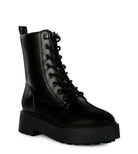 Molsh Faux Leather Ankle Biker Boots - VacationGrabs