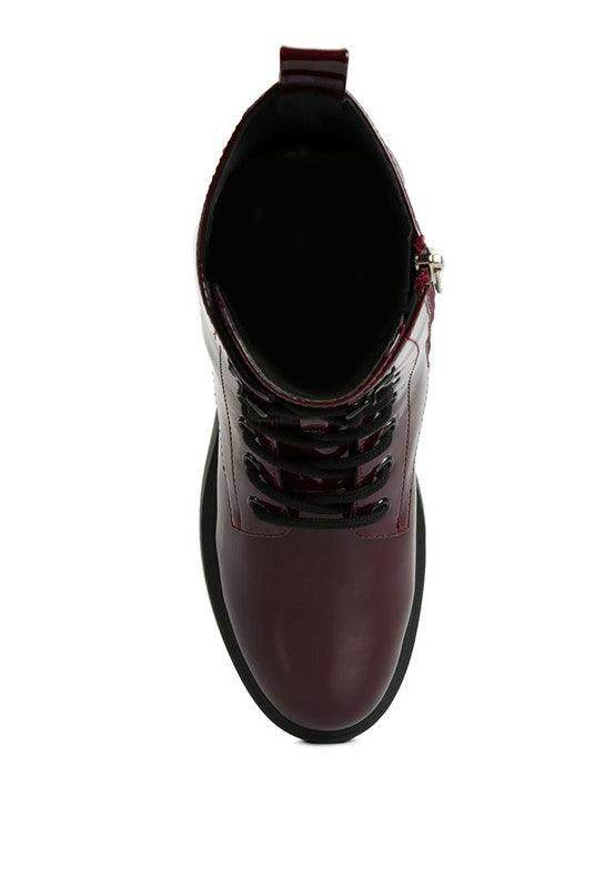 Molsh Faux Leather Ankle Biker Boots - VacationGrabs