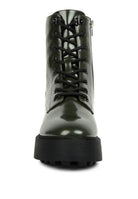 Molsh Faux Leather Ankle Biker Boots - VacationGrabs