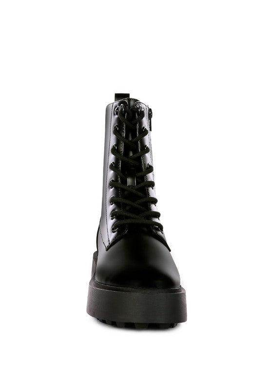 Molsh Faux Leather Ankle Biker Boots - VacationGrabs