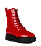 Molsh Faux Leather Ankle Biker Boots - VacationGrabs