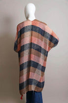 Multi Buffalo Checkered Kimono - VacationGrabs