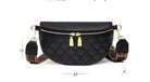 Myra Quilted Genuine Leather Crescent Sling Bag - VacationGrabs