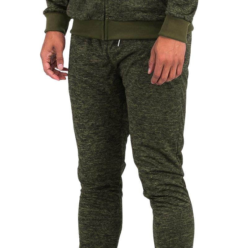 Olive Marbled Light Weight Active Joggers - VacationGrabs