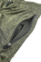 Olive Marbled Light Weight Active Shorts - VacationGrabs