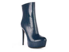 Orion High Heeled Croc Ankle Boot - VacationGrabs