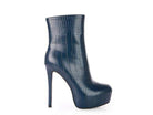 Orion High Heeled Croc Ankle Boot - VacationGrabs