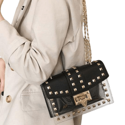 Betty Shoulder Bag-Clear - VacationGrabs