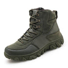 Men's outdoor tactical boots in green, ideal for rugged terrain and outdoor activities