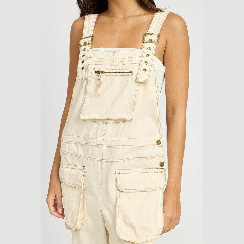 Oversized Cargo Overalls - VacationGrabs