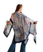 Paisley Floral Patchwork Kimono - VacationGrabs