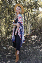 Paisley Floral Patchwork Kimono - VacationGrabs