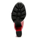 Peepque Peep Toe Lace-Up Booties - VacationGrabs