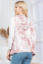 Pink Leopard Print Hoodie Vest - VacationGrabs