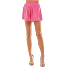 TCEC pink summer shorts for women with a relaxed fit and elastic waistband for comfort